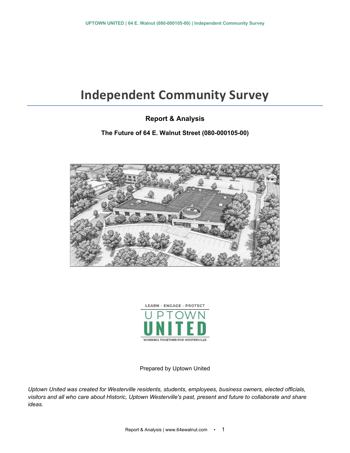 Independent Community Survey page 1